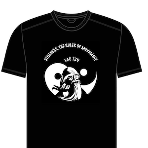 Lao Tzu T-shirt Design, philosophy graphic T-shirt, screen printed