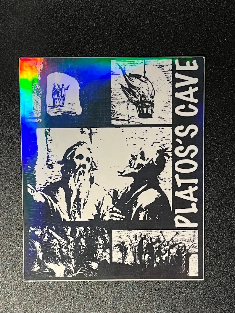 Plato's Cave Sticker - Etsy