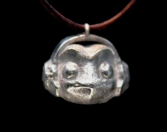 Metal Casted Lucio Overwatch Necklace Design