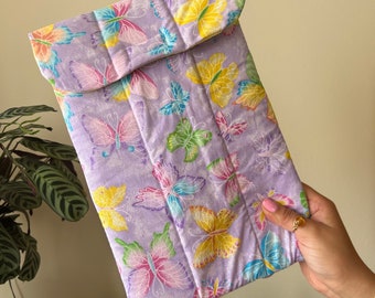 Puffy Schmetterling Print Tablet / Laptop Tasche