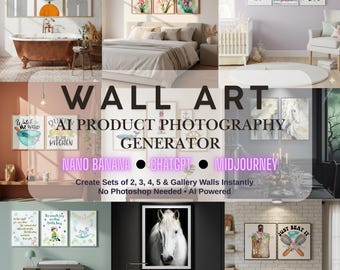 AI Wall Art Mockup Generator | Interior Design Visualizer (Google Sheets Tool)
