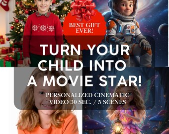 Personalized Animated Video Gift for Kids • 30 Sec Cinematic Trailer