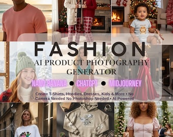 AI Fashion Mockup Generator | POD T-Shirt, Hoodie, Dress (Google Sheets Tool)