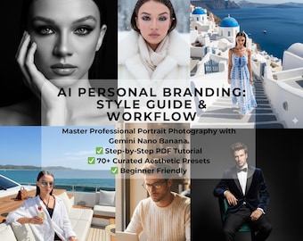 AI Portrait Style Guide | 70 Visual Presets (PDF Download)