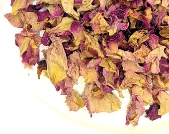 Organic Rose Petals, Pink, 0.125-16oz(1lbs) Rosa canina, Tea blends, oil, lotions, creams, perfumes, soaps & sachets, salves, dried -CSC