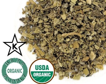 Organic Mullein Leaf 0.125-16oz(1lbs) - Verbascum thapus - Cut & Sifted, Tea CSC
