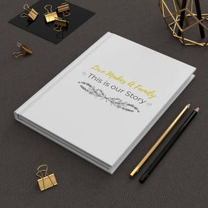 Love Makes a Family Hardcover Notebook: IVF Journey Journal