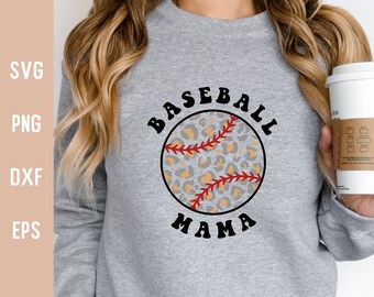 Bundle Baseball Mama Svg Leopard Cheetah July 4th American Mama Png for Sublimation Cut File for Cricut Print Transfer Png for Sublimation