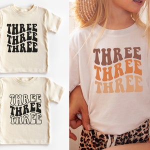 Drei Geburtstags-Svg, drei Geburtstags-Svg, dritter Geburtstag Png, gestapeltes Shirt, Geburtstags-Junge-Svg, Geburtstags-Mädchen, geschnittene Datei für Cricut Kleinkind