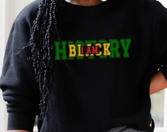 Black History Svg, Juneteenth Svg, I Am Black History Month Svg, BLM Tshirt Design African American Svg Kids Png Sublimation Cricut Cut File