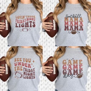 Fußball Shirt SVG Bundle Fußball Png für Sublimation Fußball Saison SVG Freitag Nacht Lichter Png Ballpark Beliebte Png College Spieltag svg