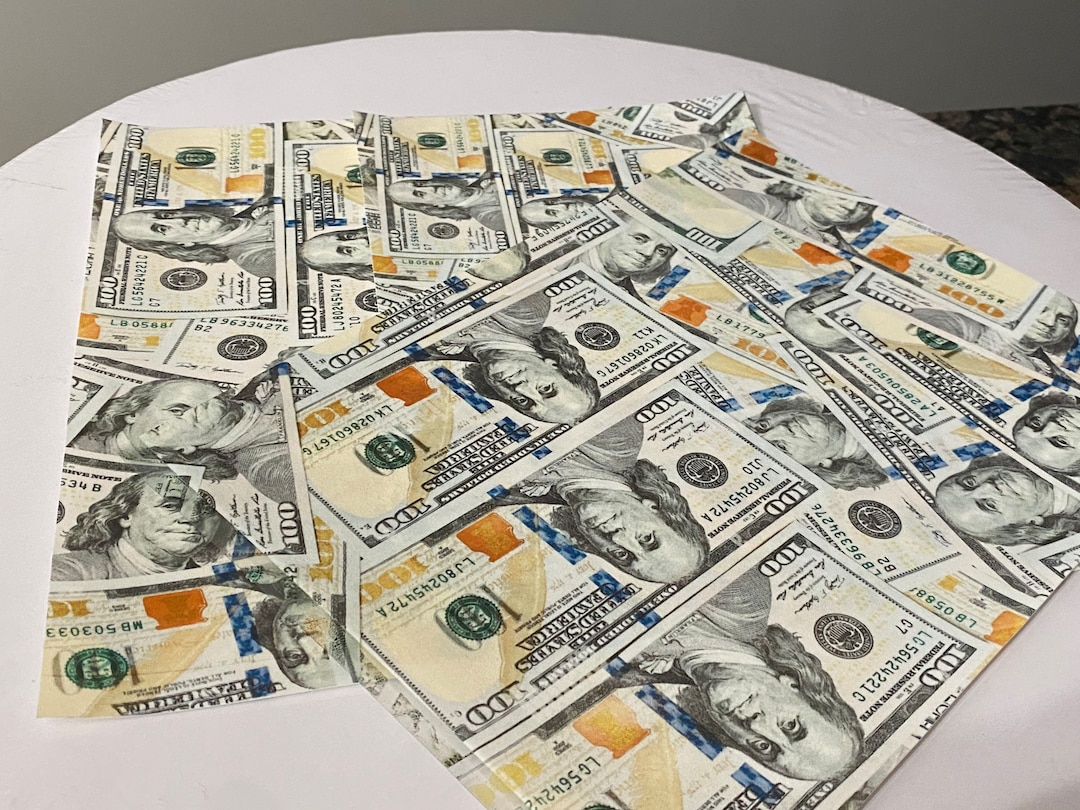 Edible Paper Money for Cakes Etsy