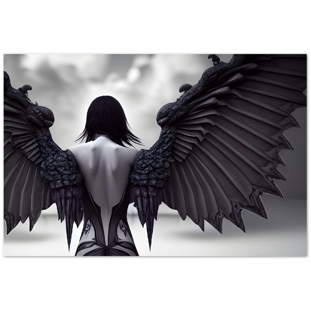 Poster Dark Angel - Etsy Poster Dark Angel - Etsy