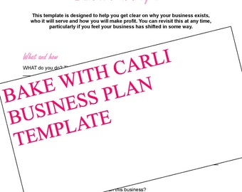 Business plan template small business