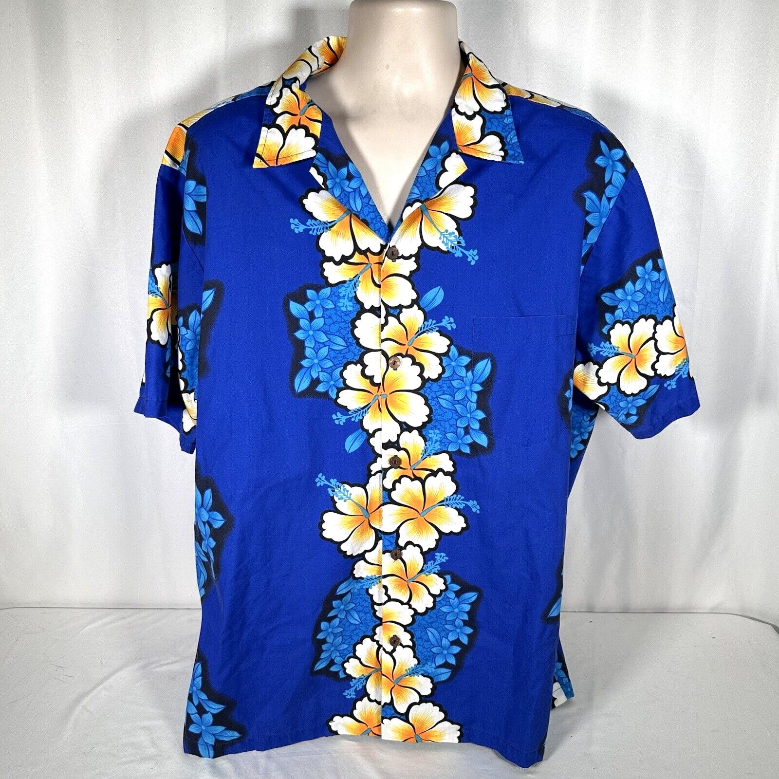 Starcove Tiger Men Hawaiian Shirt, Animal Print Vintage Retro Summer Tropical Hawaii Aloha Beach Plus Size Cool Leaves Button Down Shirt 2XL