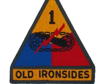 US Army 1st Armored Division Patch - Full Color