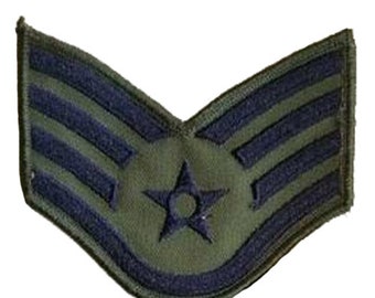 US Air Force Staff Sergeant Rank Patch - Subdued