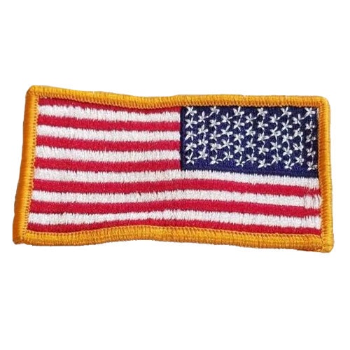 USA Flag Fully Embroidered Patch - Full Color - Milspec