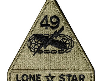 US Army 49th Armored Division Patch - Subdued