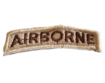 US Army Airborne Patch - Desert Tan