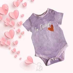 Daddys Heart Outfit, Daddy Bodysuit, Daddys Girl, Baby Girl Clothing, Baby Shower Gift