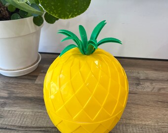 Vintage gele ananas ijsemmer