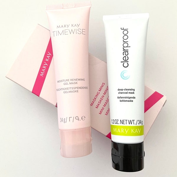 Mary Kay Clear Proof Deep-Cleansing Charcoal M. 34 g & TimeWise Moisture Renewing Gel M. 34 g Minis