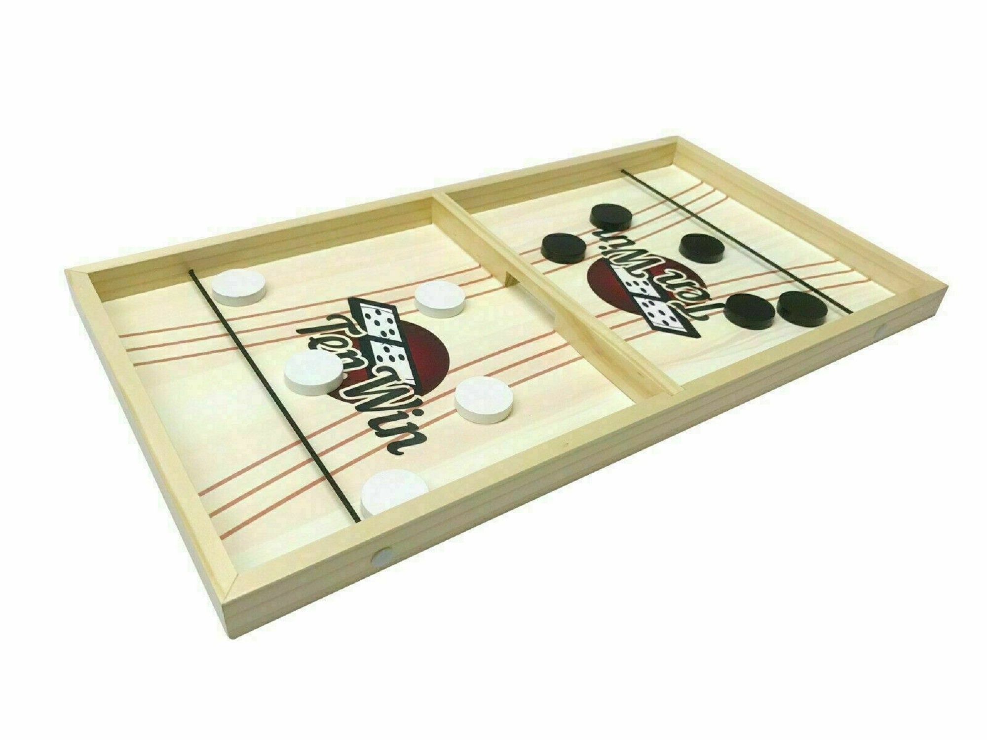 Wooden Large Sling Hockey Board Game 22 inch Camping Table Game Board for Kids Adults Party Birthday Gift Memorial Day Gift 