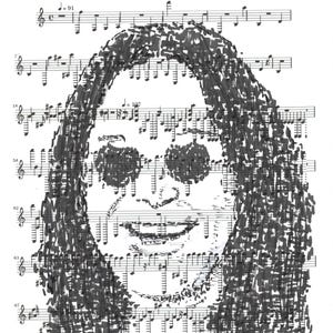 Ritratto di Ozzy Osborne: Professor Foolscap Arte digitale (download digitale)