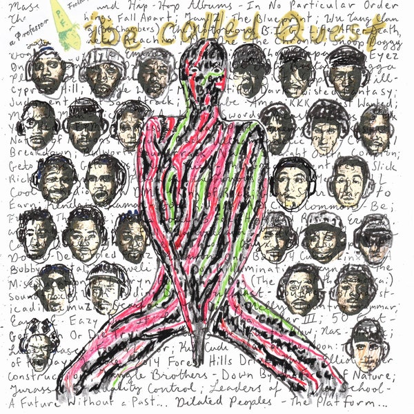 A Tribe Called Quest  digital version of Professor Foolscap album cover to  download immediately and print from home