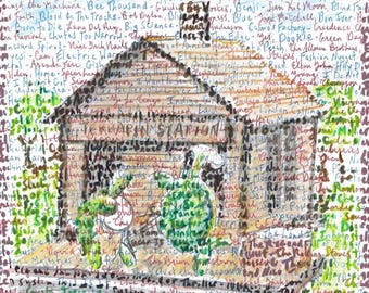 Terrapin Station, The Grateful Dead, digital version of the Professor Foolscap album cover