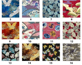 Fat Quarter Asian Japanese Cotton Fabrics - 20 Selections