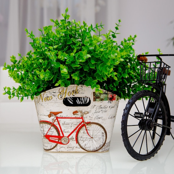 24 Bundles Outdoor Artificial Fake Flowers UV Resistant No Fade Boxwood Faux Plastic Plants Spring Decoration Garden Patio Porch Window Box Home Wedd