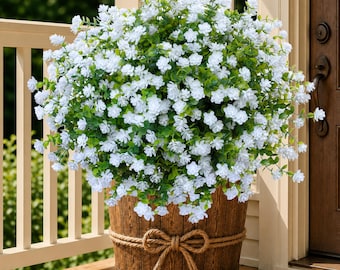 UV Resistant Artificial Flowers: Outdoor Greenery, No Fade