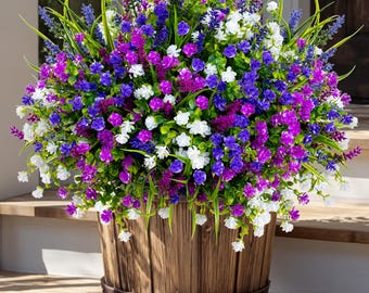 UV Resistant Artificial Flowers: Outdoor Faux Boxwood Greenery