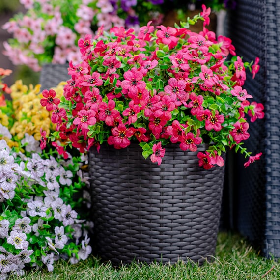 Outdoor faux flowers online