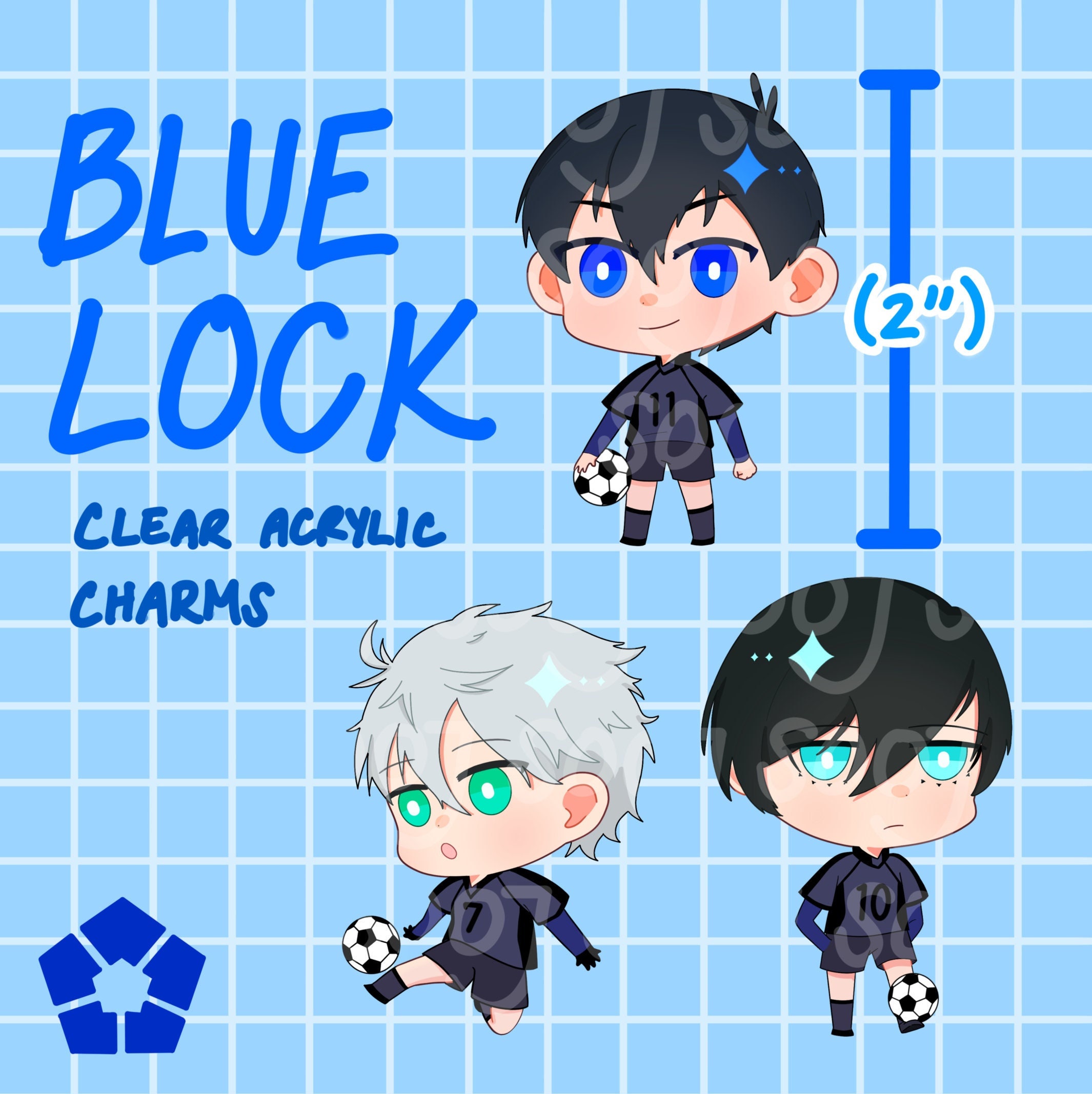 Blue Lock, Anime Lock Key Chains, Keychain Accessories