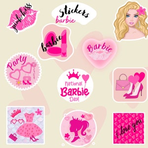 Buy Barbie Sticker Sheet Online In India Etsy India