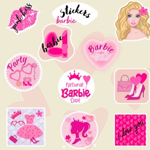 Barbie sticker sheet -  México