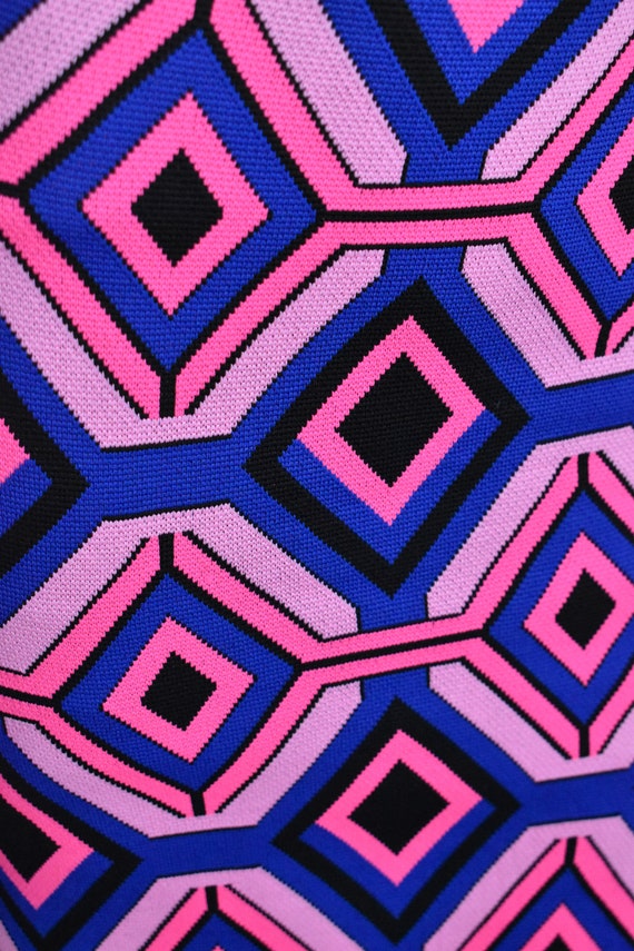 Geometric Jacquard Knit Skirt, - Etsy