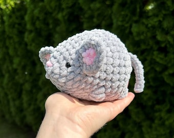 Mouse low-sew crochet pattern