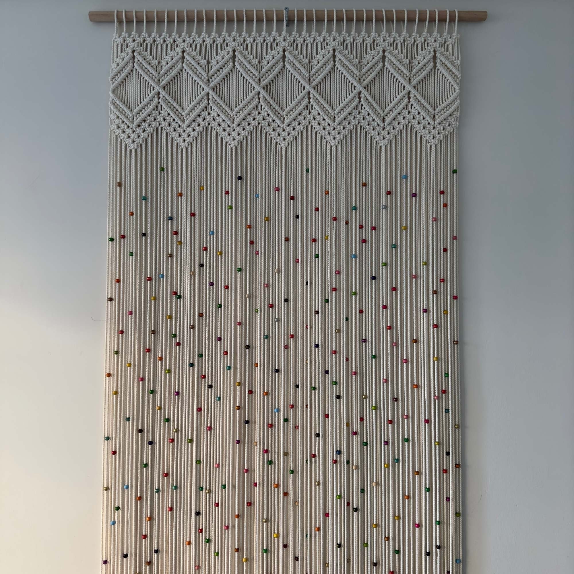 Beaded Curtains Macrame Curtain Boho String Curtain For Doorways