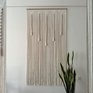 Transform Your Home Decor with Beautiful Handmade Macrame Curtains: Choose Your Custom Design and Add a touch of Boho Style!
