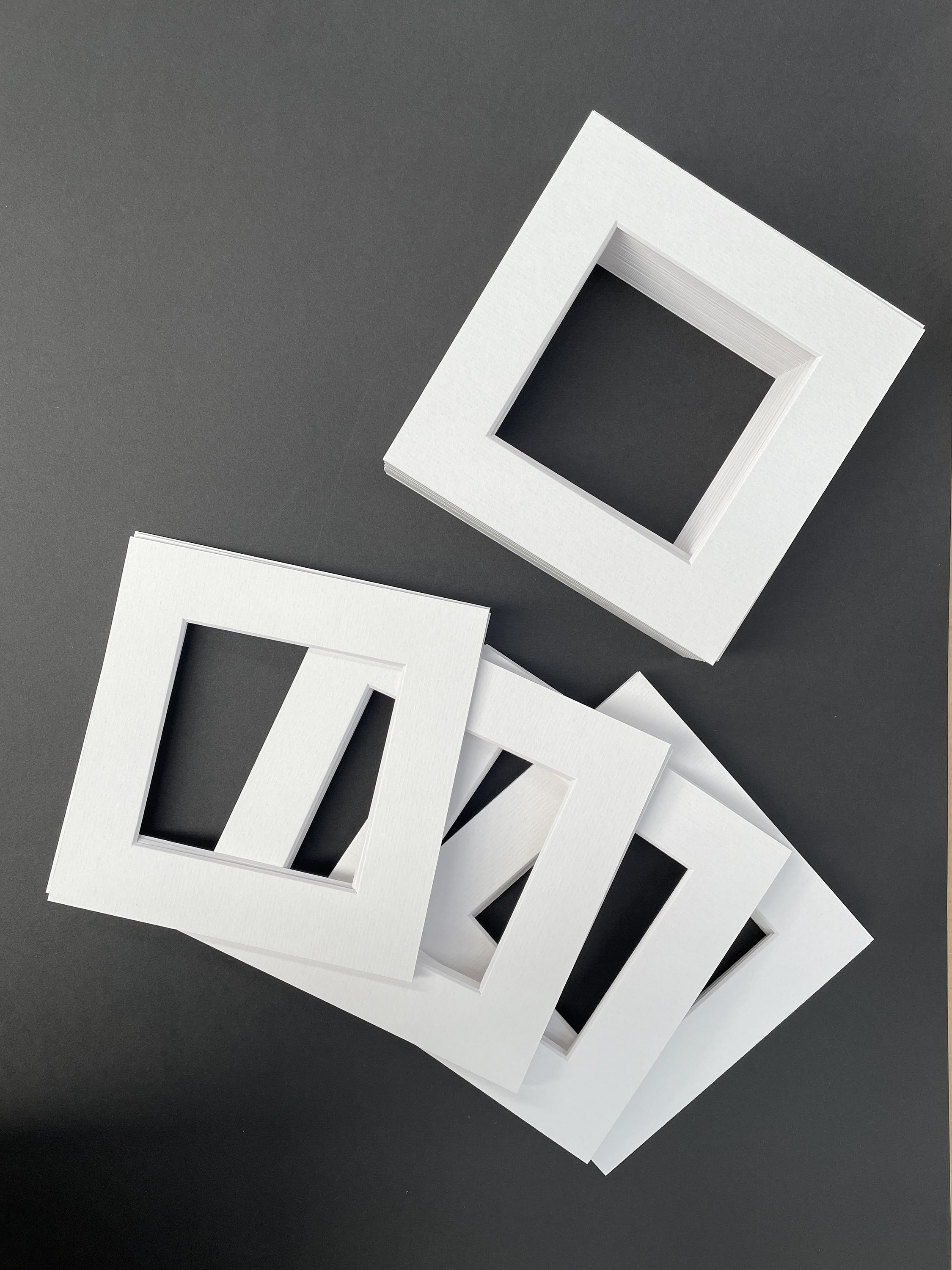 Picture Mounts Cut to Size in White. Acid Free With a 45 Etsy UK