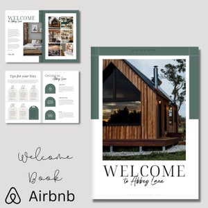 Rustic Airbnb Ultimate Bundle | Welcome Book | Display Posters | Editable and Available for Immediate Download