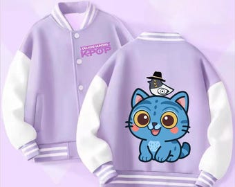 Kpop Demon Hunters Kids Varsity Jacket – Huntrix Sport Style