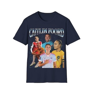 Caitlin Foord T-Shirt | Women&#39;s Football Support | Matildas Football | UK Buyers