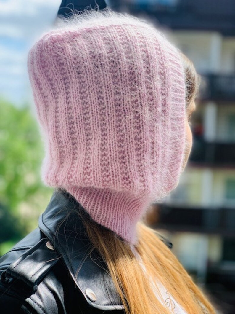 Balaclava KNITTING PATTERN for Women Instant Download PDF Etsy