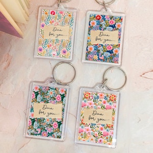Kundengebundener Dua Schlüsselbund, 3d gestickter Blumenschlüsselring, Gebetsschlüsselringgeschenk, Quran, Islamisches Zitat, Islamisches Geschenk, Muslimischer Schlüsselbund, Religiös