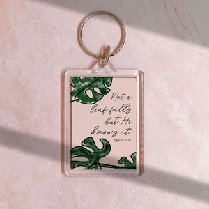 Islamic keychain, Quran art, Allah gift, boho art,Islamic gift, Muslim Keyring, Quran, Muslim quote, Sunnah, Muslimahart, gift Muslim friend